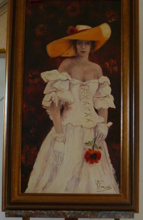 The Woman With Poppies