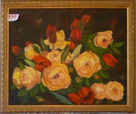 Yellow And Red Roses