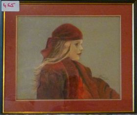 The Lady With The Red Scarf