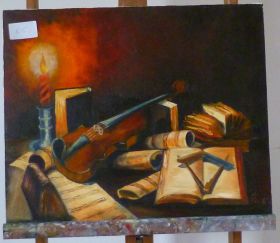 Nature Motrte Au Violin